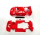 Chasis F40 Block lineal con accesorios compatible con Scalextric