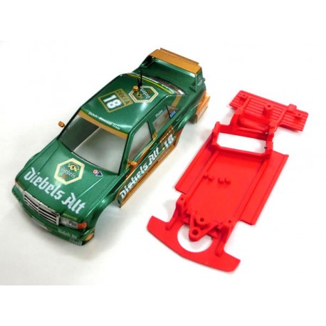 Chasis Mercedes 190E AW compatible Slot.it