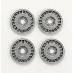 Tapacubos Metalic OZR-1 Titanio Silver 21mm escala 1/24 