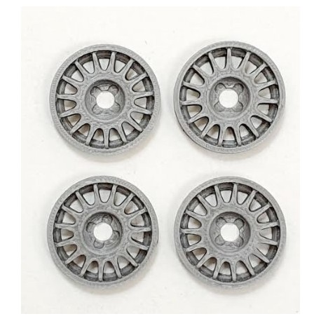 Tapacubos Metalic OZR-2 21mm Titanio Silver escala 1/24