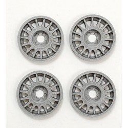 Tapacubos Metalic OZR-2 21mm Titanio Silver escala 1/24