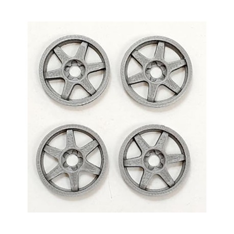 Tapacubos Metalic ENKEIR-1 21mm Titanio Silver escala 1/24