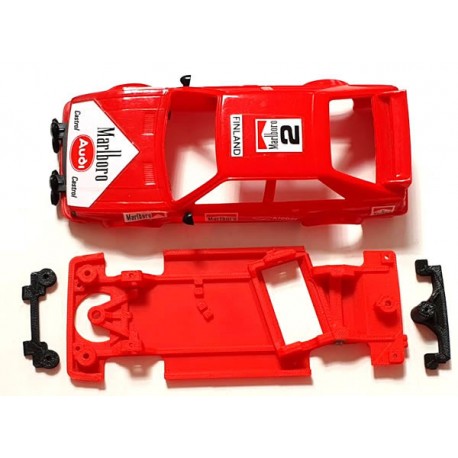 Chasis Audi Quattro Block AW compatible Scalextric