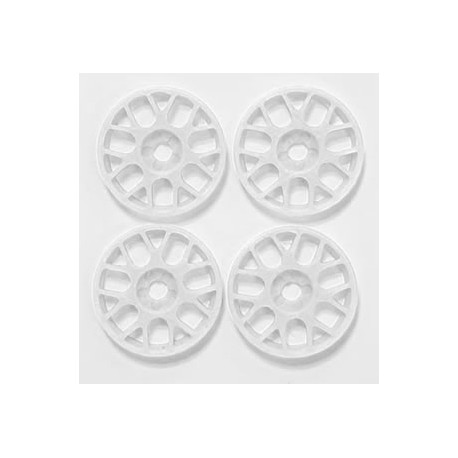 Tapacubos BBS-1 21mm white escala 1/24