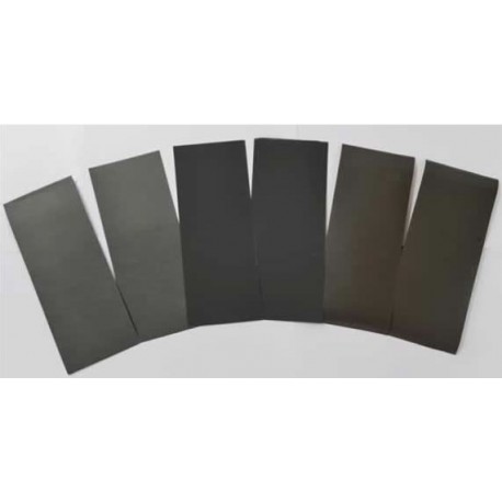 Papel lija fina para plastico, resina y metal 6 unidades 1000 - 1500 -2000