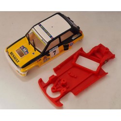 Chasis Renault 5 Turbo Block AW compatible Scalextric