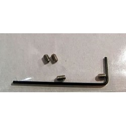 Llave allen basic 0,9mm + 4 esparragos M2