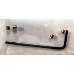 Llave allen basic 1,5mm + 4 esparragos M3