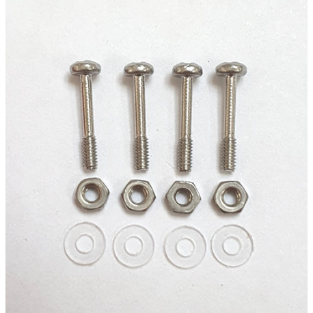 Tornillos de suspensión largo + tuerca + arandela