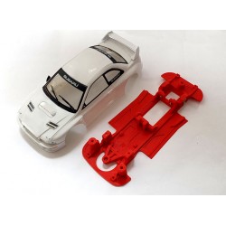 Chasis Subaru block lineal EVO compatible Scaleauto
