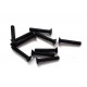 Tornillos cabeza plana Phillips M2 x 15mm Negro