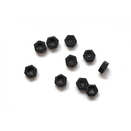 Tornillos cabeza plana Phillips M2 x 15mm Negro