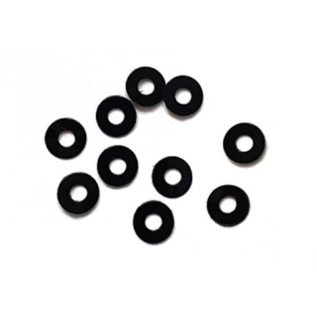 Arandela nylon M2 negro