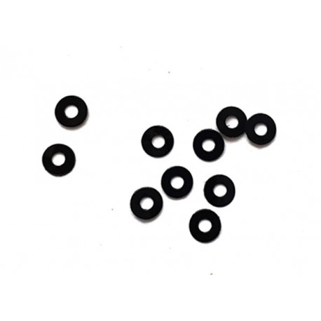 Arandela nylon M2 negro