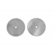 2 x Discos 24.9mm para plastico y madera