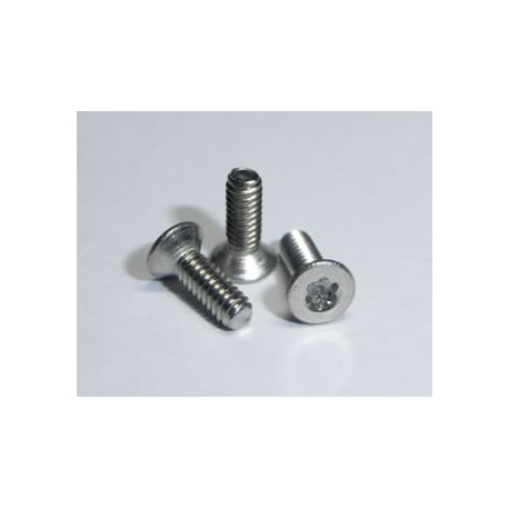 10 x Tornillos Torx conicos M2x6