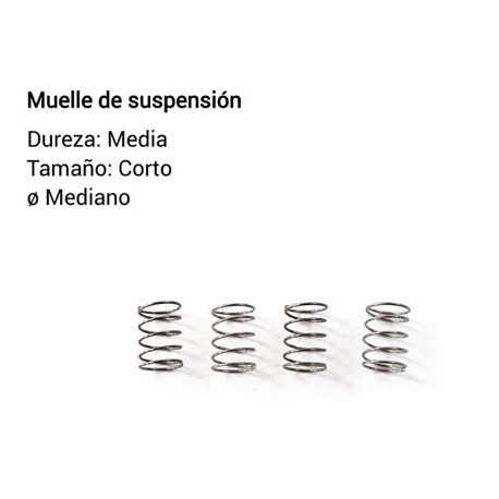 Muelle de suspensión duro - corto ø mediano
