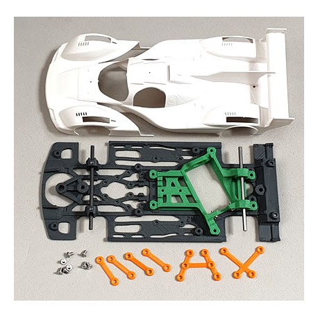 Chasis Porsche 963 RR Kit Race con rigidizadores compatible Scaleauto