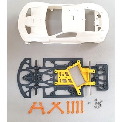 Chasis Corvette C8R RR Kit Race + rigidizadores compatible NSR