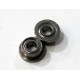 2 x rodamiento acero 2,38mm x 4,75mm pestaña simple