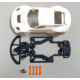 Chasis Peugeot P9x8 LMH RR con rigidizadores compatible Scaleauto