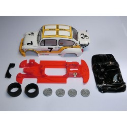 Kit Chasis 600 Abarth 1000 TCR Block lineal compatible Scalextric