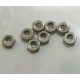 10 x Tuerca extrafina M2