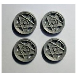 Tapacubos Type F-GTO Silver 15.9mm