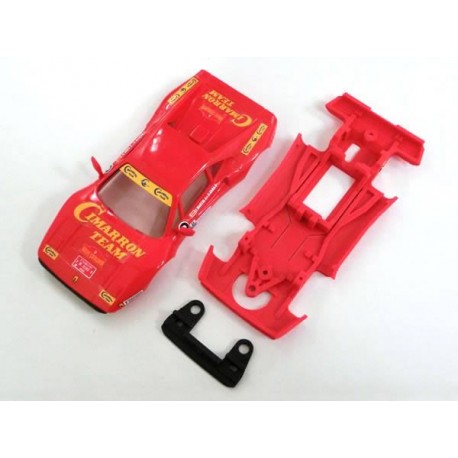 Chasis F-GTO lineal completo compatible Scalextric