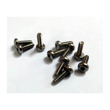 10 x Tornillos Torx M2x6