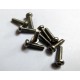10 x Tornillos Torx M2x8