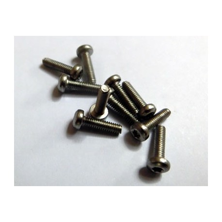 10 x Tornillos Torx M2x8