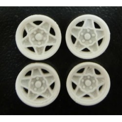 Tapacubos Type F-GTO Silver 15.8mm compatible Slot.it