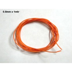 Cable silicona 0.8mm x 1mtr.