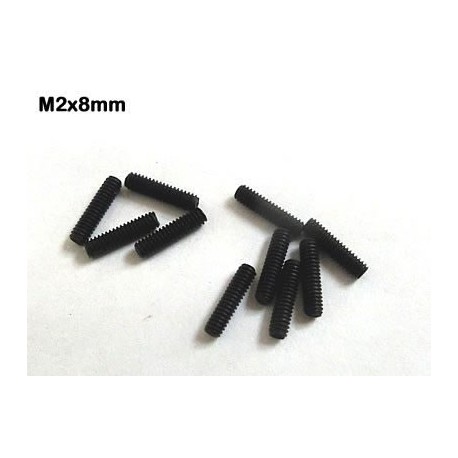 Esparragos tornillos prisioneros M2x8